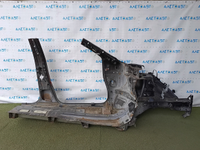 Чаша кузова QX60 2013-2020, крупный план повреждений и обозначения на детали