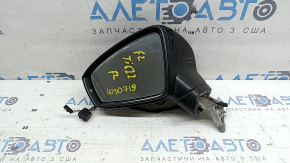 Oglindă laterală stânga completă VW Tiguan 22-24 6+2 pini, semnalizator, BSM, încălzită, neagră