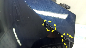 Bara spate neaderentă, partea stângă, Hyundai Tucson 22-26 Coreea, albastră, zgârieturi, crăpătură în suport