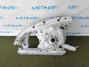 Lonjeronul lateral drept cu un pahar de BMW 5 F10 11-16 a fost tăiat, alb