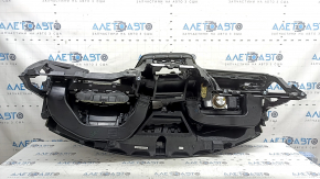 Panou frontal torpedo cu AIRBAG VW Tiguan 18-24 negru, fără deflectoare, fără ornamente laterale, clapetă ruginită