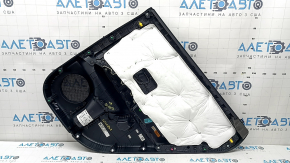 Ornamente ușă spate stânga Hyundai Tucson 25-26 negru, inserție material textil negru, cotiera piele neagră, husă geam lucioasă pentru scaune încălzite, zgârieturi