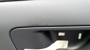 Ornamente ușă spate stânga Hyundai Tucson 25-26 negru, inserție material textil negru, cotiera piele neagră, husă geam lucioasă pentru scaune încălzite, zgârieturi