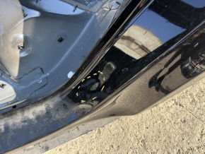 Aripă spate stânga BMW X3 G01 18-24 pe caroserie, neagră, lovituri, denivelări