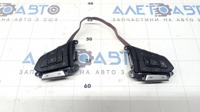 Кнопки управления на руле VW Tiguan 22-24 черные с серым, под радар