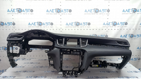 Bord față cu AIRBAG Infiniti QX50 19-21 negru, pentru difuzor, pentru proiecție, cu deflectoare