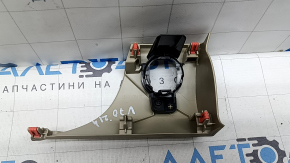 Накладка под кнопку Start/Stop Toyota Camry v70 18-24 беж