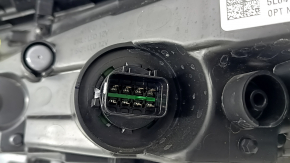 Lumină de zi DRL dreapta Hyundai Tucson 25-26 cu semnalizator, superioară, cromată închisă