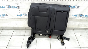 Spătarul scaunelor din spate, rândul 2, dreapta, Hyundai Tucson 25-26, fără airbag, piele neagră, încălzit, perforat, cu cotieră și centură, lovit