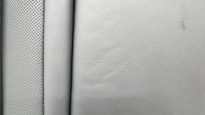 Spătarul scaunelor din spate, rândul 2, dreapta, Hyundai Tucson 25-26, fără airbag, piele neagră, încălzit, perforat, cu cotieră și centură, lovit
