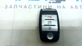 Ключ Kia Niro 17-22 HEV, PHEV Smart key, 4 кнопки, потерта эмблема, царапины