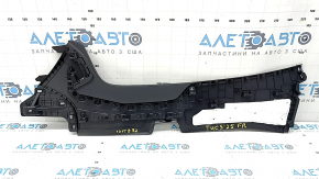 Ornament lateral consolei centrale, dreapta spate Hyundai Tucson 25-26, negru, zgârieturi