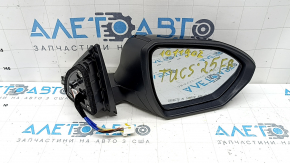 Ansamblu oglindă retrovizoare dreapta Hyundai Tucson 25-26 7+2 pini, semnalizare, cameră, încălzire, BSM, albastru cu crom