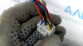 Ansamblu oglindă retrovizoare dreapta Hyundai Tucson 25-26 7+2 pini, semnalizare, cameră, încălzire, BSM, albastru cu crom