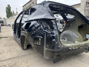 Четверть крыло задняя левая Hyundai Tucson 22-26 Korea на кузове, синяя, замята