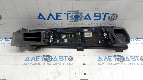 Deflector conductă de aer bord dreapta Kia Niro 17-19, ramă neagră lucioasă, inserție albastră, bare de protecție