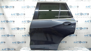 Ansamblu ușă spate stânga BMW X5 G05 19-26 fumuriu, fără cheie, grafit C27, denivelare, zgârieturi pe garnituri