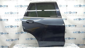 Ansamblu ușă spate dreapta BMW X5 G05 19-26 fumuriu, fără cheie, grafit C27, crestături, zgârieturi, zgârieturi pe garnituri