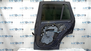 Ansamblu ușă spate dreapta BMW X5 G05 19-26 fumuriu, fără cheie, grafit C27, crestături, zgârieturi, zgârieturi pe garnituri