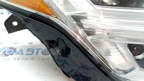 Фара передняя правая в сборе Volvo XC90 16-17 LED, под полировку, царапины, паутина, сколы