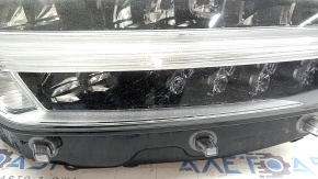 Фара передняя правая в сборе Volvo XC90 16-17 LED, под полировку, царапины, паутина, сколы