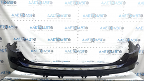 Бампер задний голый верхняя часть Volvo XC90 16-19 без автопарковки, синий