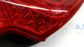 Фонарь внешний крыло левый Volvo XC90 16-26 LED, светлый, царапины, сколы, треснуто стекло
