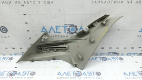 Ornament stâlp spate dreapta inferior Volvo XC90 16-26 sub curea, gri, 2 piese, zgârieturi