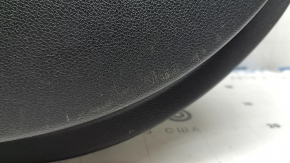 Обшивка двери карточка передняя правая Kia Niro 17-22 черная с серым Harman Kardon, черная глянцевая вставка, подлокотник кожа, без ручки и управления, царапины, потерта, срезы