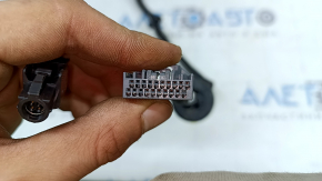 Ansamblu oglindă retrovizoare stânga Volvo XC90 16-24 14+4 pini, semnalizare, încălzită, reglare automată a intensității luminii, BSM, cameră, albastru