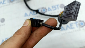 Ansamblu oglindă retrovizoare stânga Volvo XC90 16-24 14+4 pini, semnalizare, încălzită, reglare automată a intensității luminii, BSM, cameră, albastru