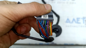 Ansamblu oglindă retrovizoare stânga Volvo XC90 16-24 14+4 pini, semnalizare, încălzită, reglare automată a intensității luminii, BSM, cameră, albastru