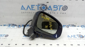 Ansamblu oglindă retrovizoare dreapta Volvo XC90 16-24 15+4 pini, semnalizare, încălzită, reglare automată a intensității luminii, BSM, cameră, albastră, uzată