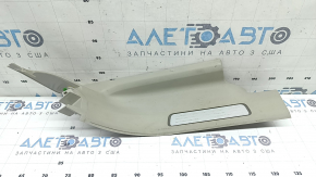 Накладка порога задняя правая внутренняя Volvo XC90 16-25 с подсветкой, серая, царапины, под химчистку