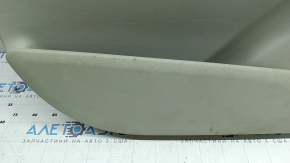 Ornamente ușă, placă stânga față, Volvo XC90 16-20, gri, inserție din piele gri, cotieră din piele gri, cu mâner, inserție din lemn cu ornament cromat, cu butoane pentru controlul închiderii centrale și al memoriei scaunului, curățabil chimic