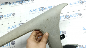 Ornamente consolă centrală față Volvo XC90 16-23 tip 1, piele, gri, curățabil chimic