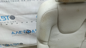 Заднее сиденье левое 2 ряд Volvo XC90 16-22 кожа серая под 3 ряда, под химчистку, ржавый каркас