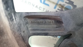 Диск колесный R18 x 7J ET43 VW Tiguan 22-24 тип 2, черный, легкая бордюрка