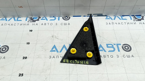Panou ornamental triunghiular pentru ușa spate dreapta a Kia Niro 17-22, interior, negru, zgârieturi
