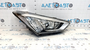Фара передняя правая Hyundai Santa FE Sport 13-16 галоген, белая вставка