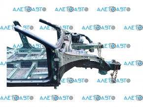 Четверть передняя правая Toyota Camry v70 18-24 на кузове, синяя, с ресничкой