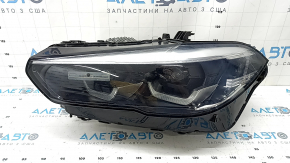 Far stânga față complet BMW X5 G05 19-23 LED, fără fixare, zgârietură, necesită lustruire