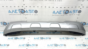 Ornament bară spate BMW X5 G05 19-26 X-Line, argintiu + negru, zgârieturi, lovituri