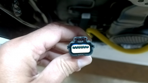 Сиденье пассажирское Kia Niro 17-22 HEV, PHEV с AIRBAG, кожа, серое, перфорация, с подогревом, механическое, под чистку, примято