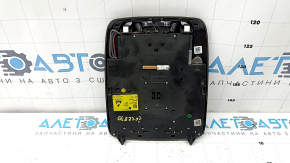 Плафон освещения передний BMW X5 G05 19-22 под панораму, черный, без накладки, в копоти