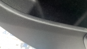 Ornament ușă, placă spate stânga, Audi Q5 80A 18-25, piele neagră, cotieră neagră, cu suprapuneri, uzată