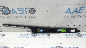 Bandă decorativă ușă, placă auto dreapta față, Audi Q5 80A 21-25, aspect lemn, nucă maro