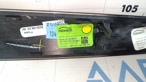 Bandă decorativă ușă, placă auto dreapta față, Audi Q5 80A 21-25, aspect lemn, nucă maro