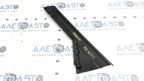 Ornament ușă spate dreapta Audi Q5 80A 18-25 spate, negru lucios, zgârieturi