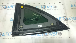 Форточка глухое стекло задняя левая Tesla Model Y 20-25 черный молдинг, отсутствует уплотнитель